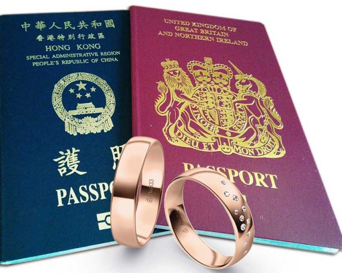 BNO and HKSAR passports and wedding rings
